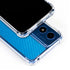 Blue Carbon Fiber Specialty Texture Material Moto G 5G (2024) Clear Case